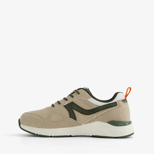 Jongens sneakers met legergroene details