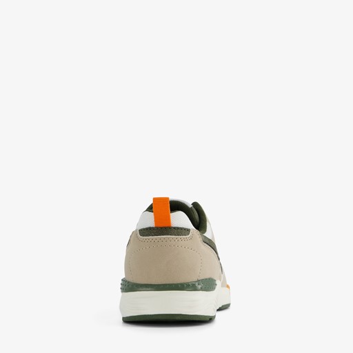 Jongens sneakers met legergroene details