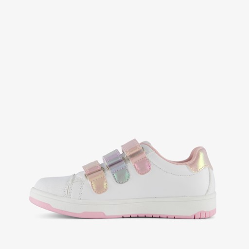 Meisjes sneakers wit/roze