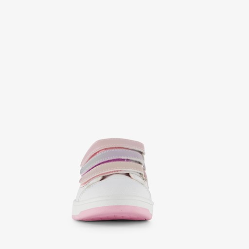 Meisjes sneakers wit/roze