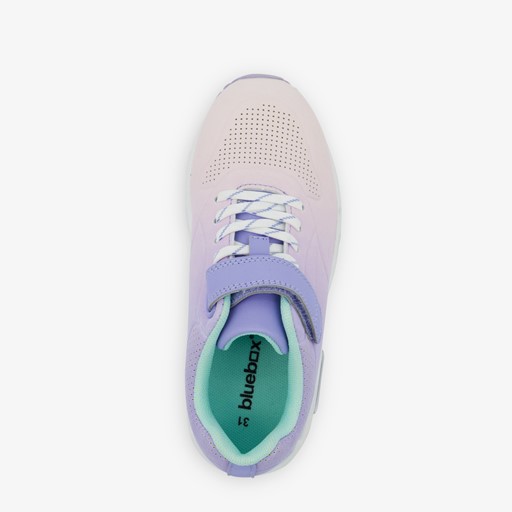 Meisjes sneakers pastel paars