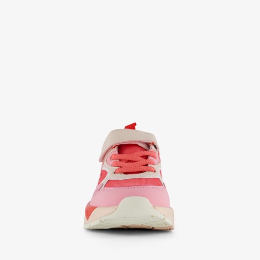 Meisjes dad sneakers roze/rood