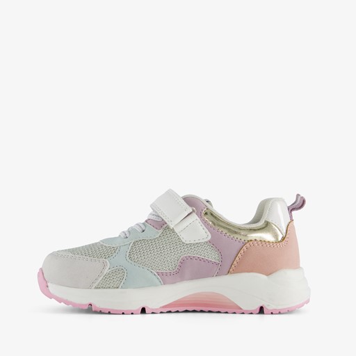 Meisjes sneakers met pastelkleuren