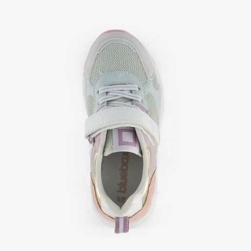 Meisjes sneakers met pastelkleuren