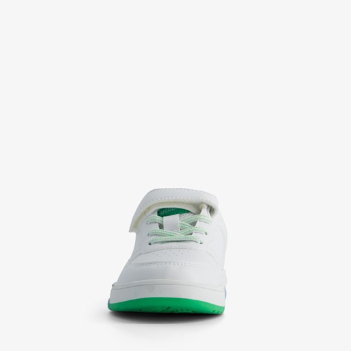Jongens sneakers wit met smiley