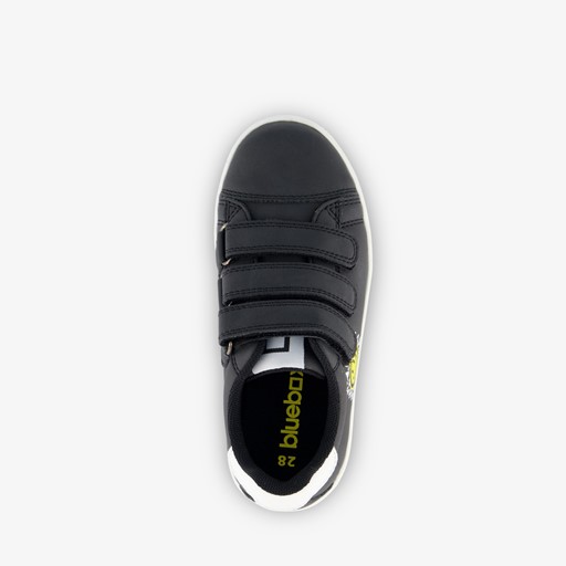 Jongens sneakers zwart met smiley