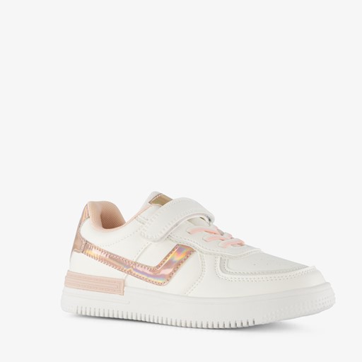 Meisjes sneakers met metallic details