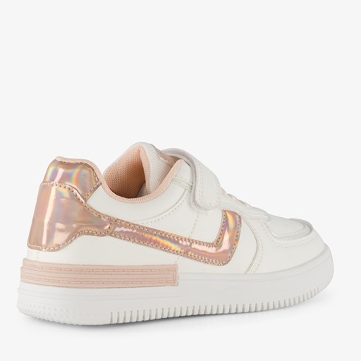 Meisjes sneakers met metallic details