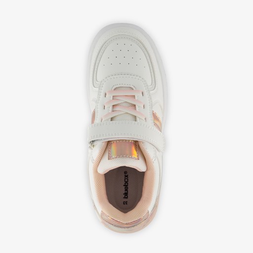 Meisjes sneakers met metallic details