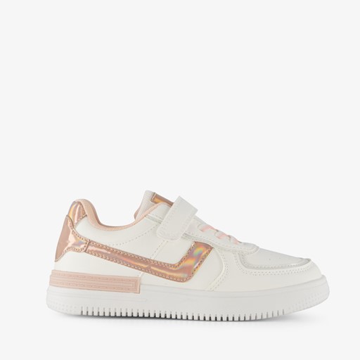Meisjes sneakers met metallic details