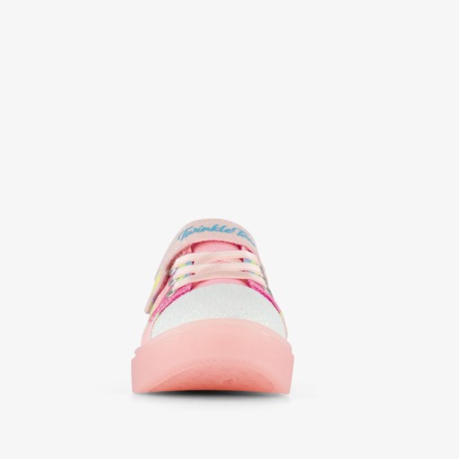Meisjes sneakers roze met lichtjes