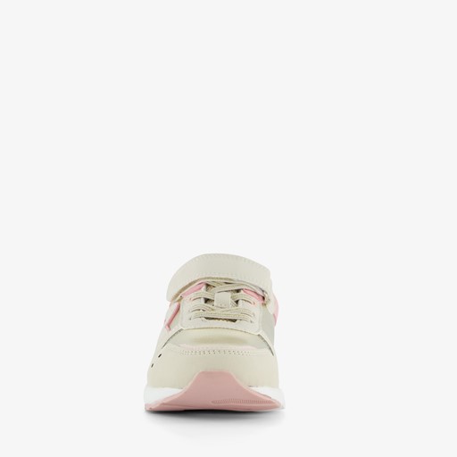 Meisjes sneakers beige/goud