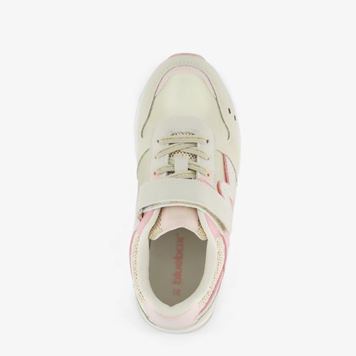 Meisjes sneakers beige/goud