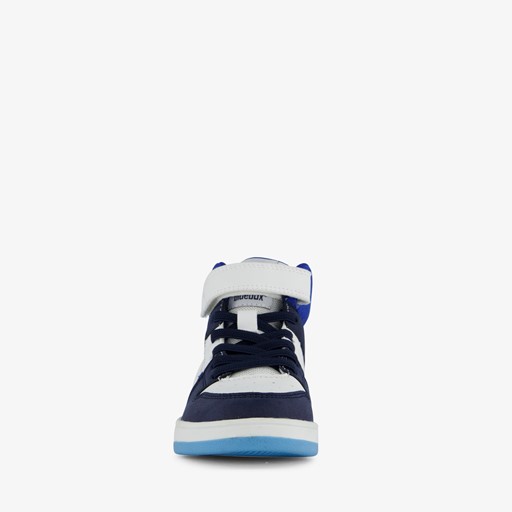 Hoge jongens sneakers blauw met ster