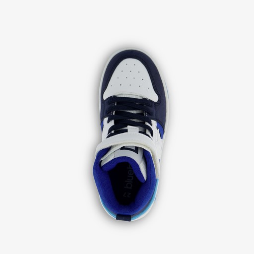 Hoge jongens sneakers blauw met ster