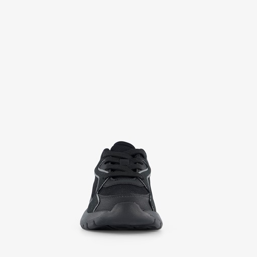 Jongens dad sneakers zwart/wit