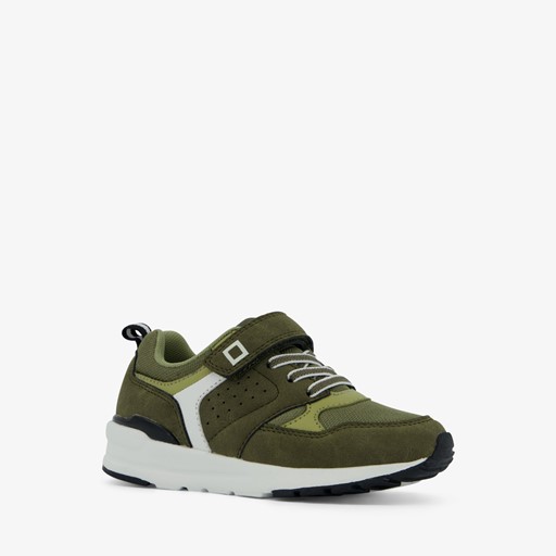Jongens sneakers legergroen