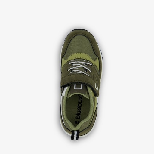 Jongens sneakers legergroen