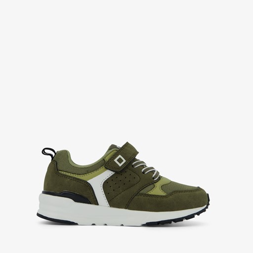 Jongens sneakers legergroen