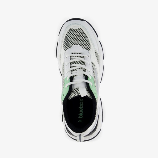 Dames dad sneakers wit grijs
