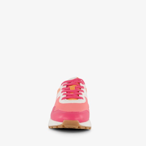 Dames sneakers beige roze