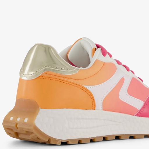Dames sneakers beige roze