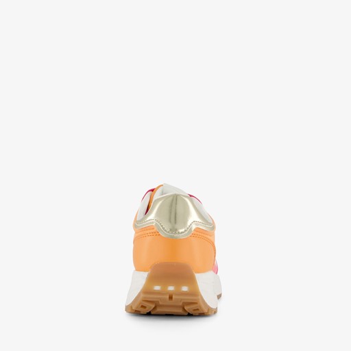 Dames sneakers beige roze