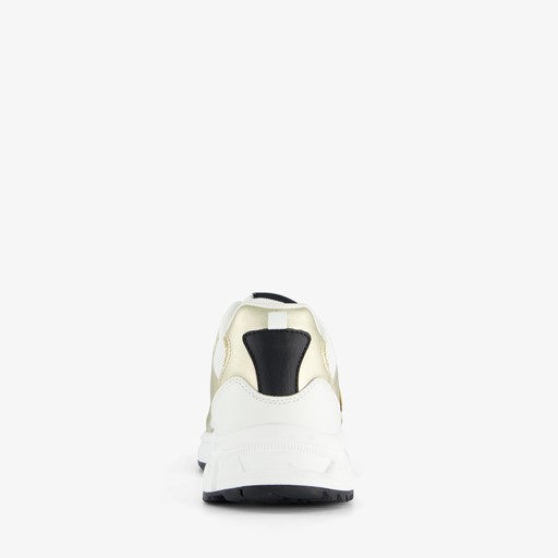 Dames sneakers wit/goud