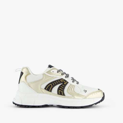 Dames sneakers wit/goud
