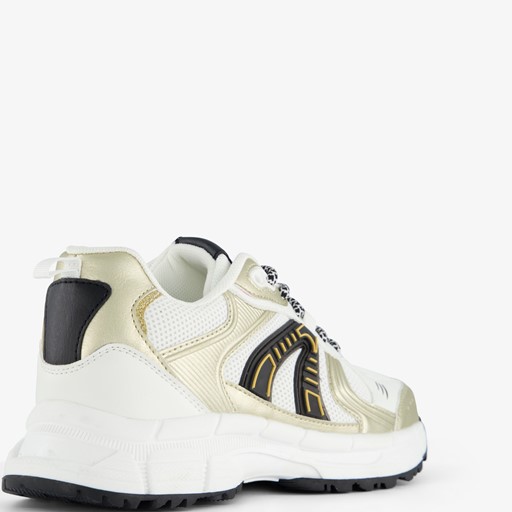 Dames sneakers wit/goud