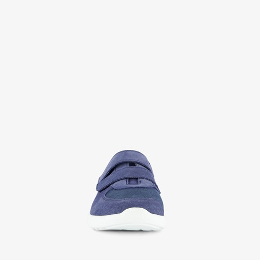 Leren dames sneakers blauw