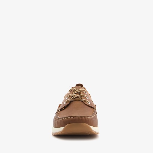 Leren heren veterschoenen bruin