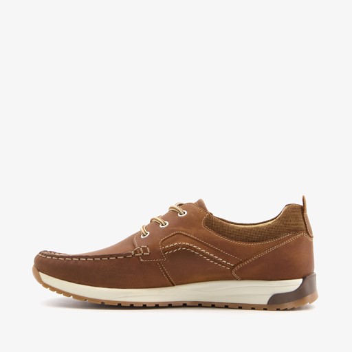 Leren heren veterschoenen bruin