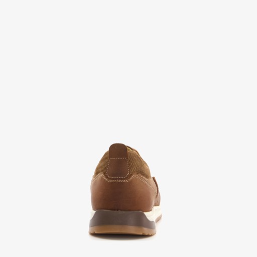 Leren heren veterschoenen bruin