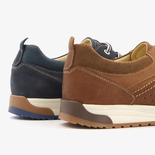 Leren heren veterschoenen bruin