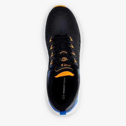 Heren fitnessschoenen zwart/blauw