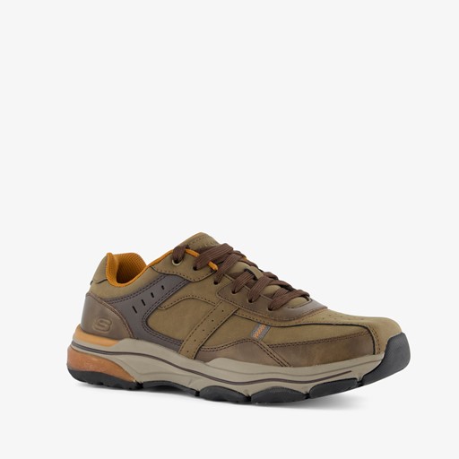 Romago-Elmen leren heren sneakers bruin