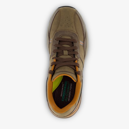 Romago-Elmen leren heren sneakers bruin