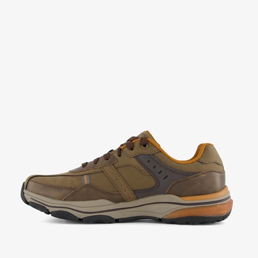 Romago-Elmen leren heren sneakers bruin