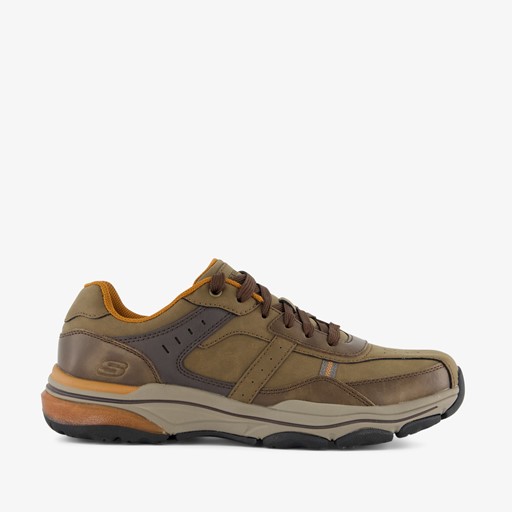 Romago-Elmen leren heren sneakers bruin