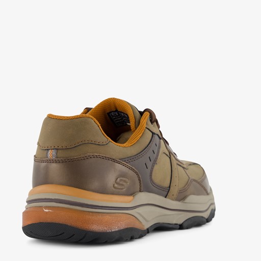 Romago-Elmen leren heren sneakers bruin