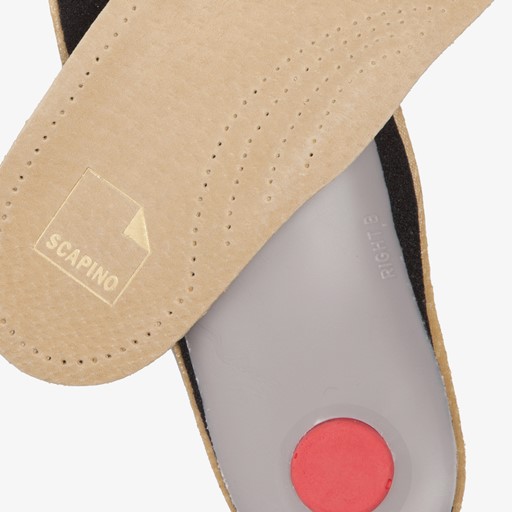 Leren supporting inlegzool