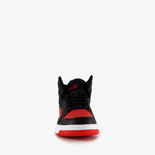 Rebound V6 Mid kinder sneakers zwart/rood