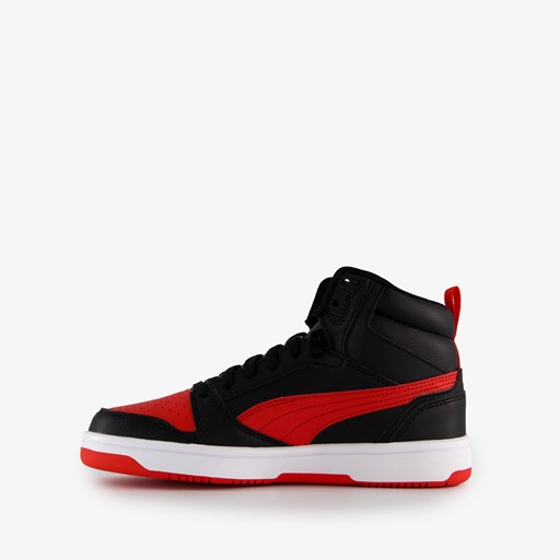 Rebound V6 Mid kinder sneakers zwart/rood