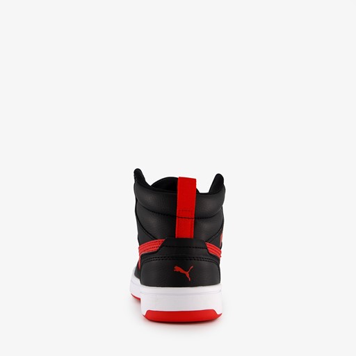 Rebound V6 Mid kinder sneakers zwart/rood