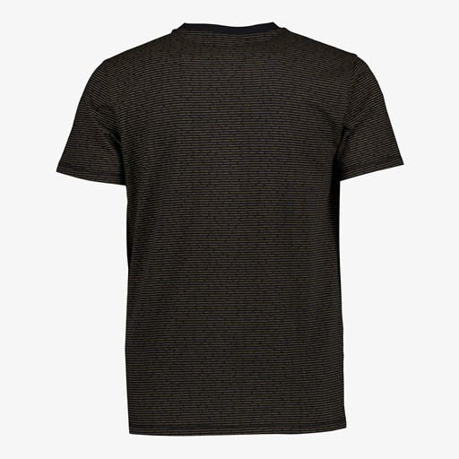 Heren T-shirt zwart met print