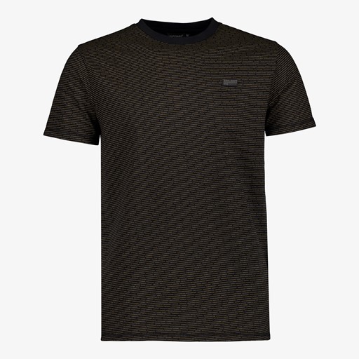 Heren T-shirt zwart met print