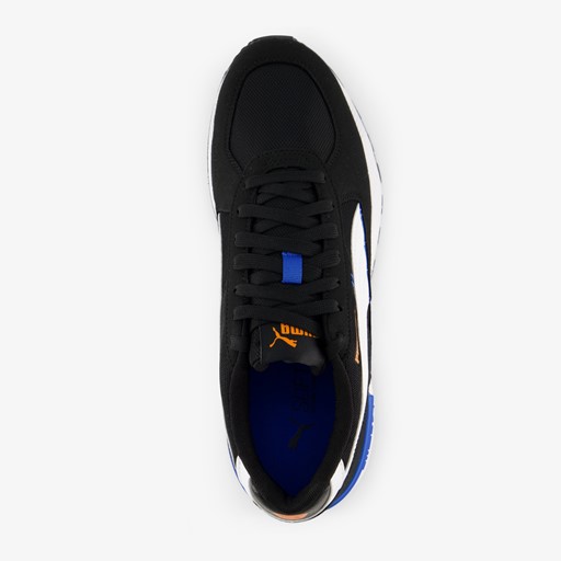 Graviton heren sneakers zwart/blauw