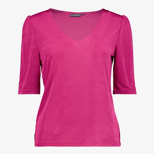 Dames top met halflange mouwen