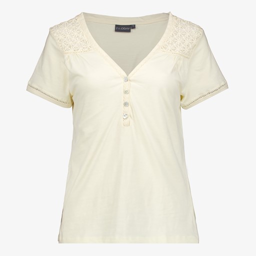 Dames top met kanten details